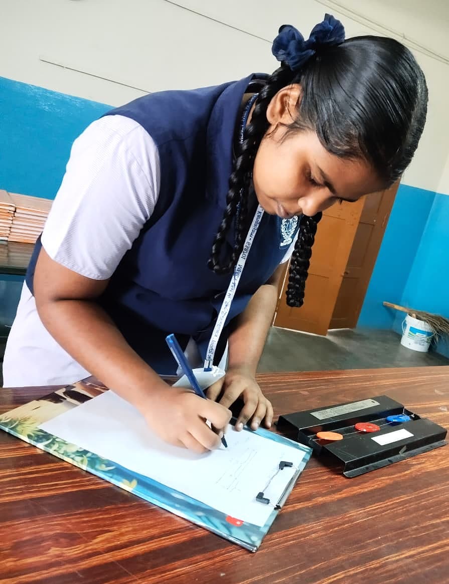 Student Doing Biology Experiment